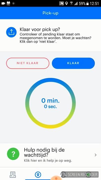 Bij een wachttijd van meer dan 15 minuten kan dit doorberekend worden aan de klant. Je krijgt zelf de optie of dit wel of niet wilt laten doorberekenen.