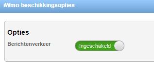 Standaard staat de optie ingeschakeld.