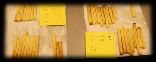 Kwaliteit rassenproef friet Poperinge 4,50 Frietkleur Poperinge 3,12 Frietkleur LCA 2,73 Onvoldoende 4,00 3,50