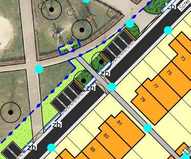 Schermer 79-81 Ter hoogte van het pad tussen Schermer 79 en 81 hebben we de inrichting van de straat aangepast om het oversteken naar de speelplek veiliger te maken.