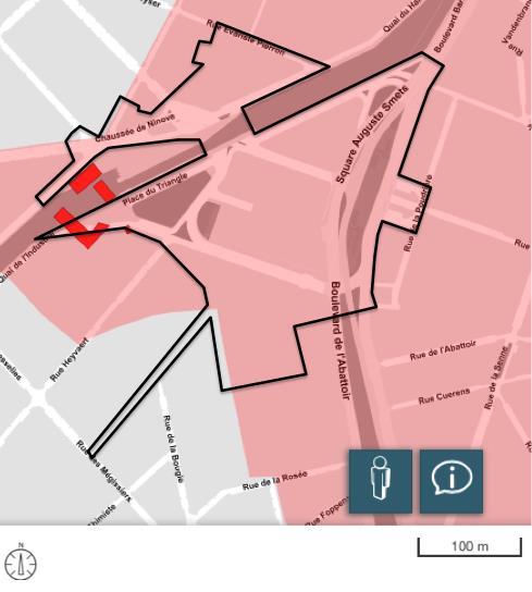 2.1.1.2.3 Archeologie Een groot deel van de perimeter is opgenomen in de archeologische atlas als uitbreidingsgebied van de site rond de voormalige sluis.