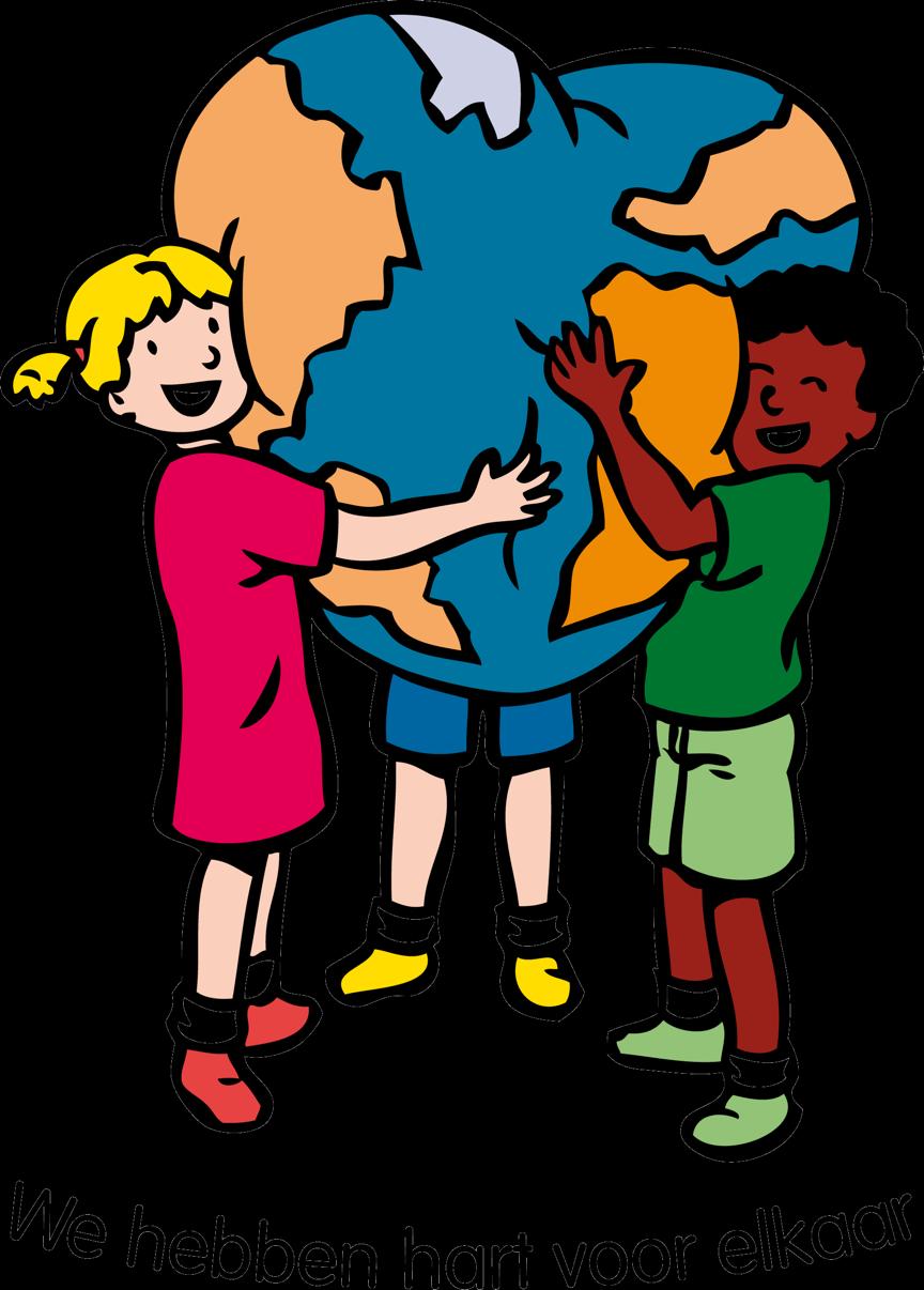 De Vreedzame School streeft naar een klimaat waarin iedereen zich prettig voelt en waarin kinderen hart voor elkaar hebben, d.w.z. dat ze met respect omgaan met elkaar.