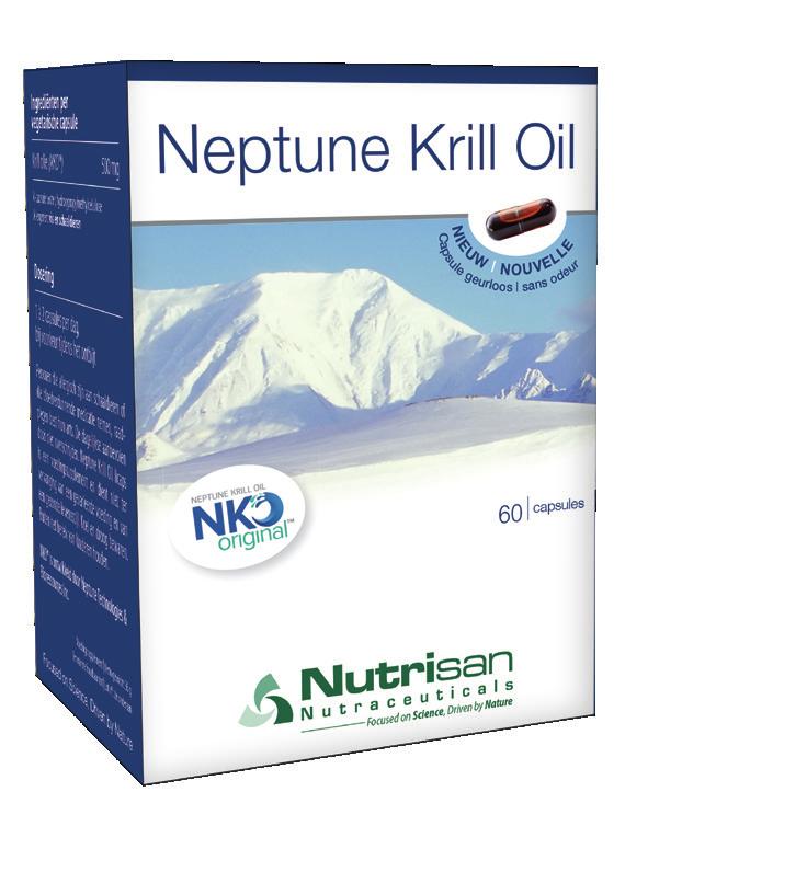 Neptune Krill Oil licaps Wholefood krillolie EPA en DHA optimaliseren de normale werking van het hart bij gebruik van minstens 250 mg per dag.