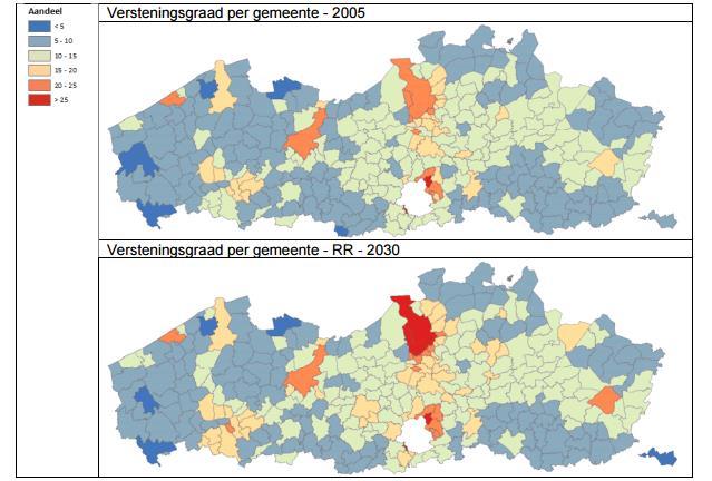 1. Context Verfijning ruimtemodel studie uitgevoerd in opdracht van MIRA, Milieurapport Vlaanderen Onderzoeksrapport MIRA/2011/08