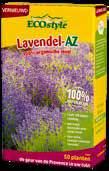 Lavendel-AZ Geeft 120 dagen voeding Met extra bacteriën voor lange bloei Voor volle, heerlijk ruikende lavendel Nieuw Klimplanten-AZ Geeft 120