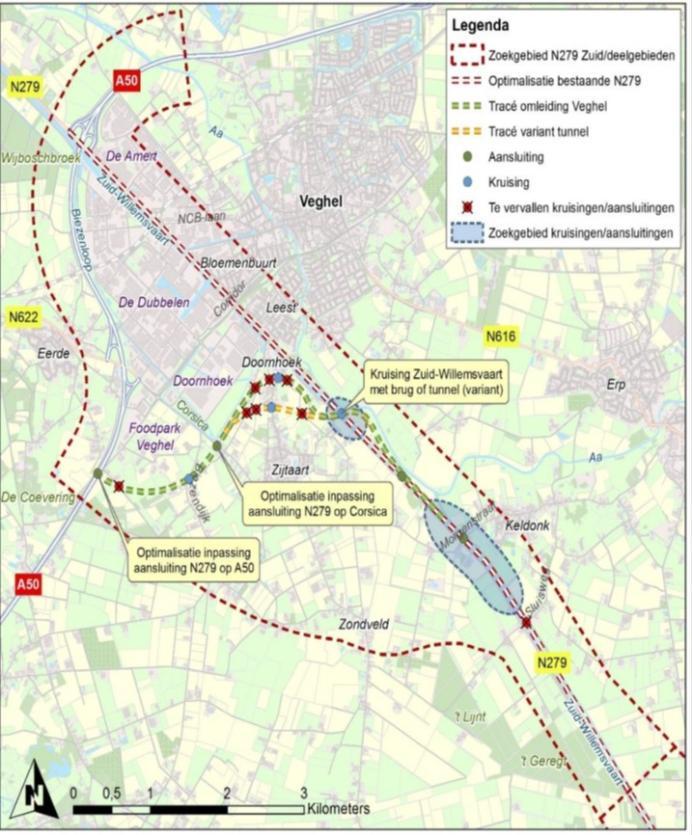 Blz. 17 deel 6.2 Deelgebied Veghel: optimalisatie en omleiding Fragment 2.