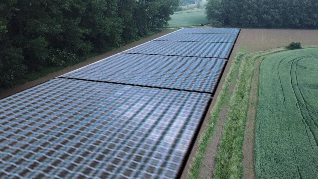 Afbeelding 8: zonnepanelen op projectlocatie vanuit hoge, westelijke zichtlocatie Milieu Het nieuwe bouwwerk en het gebruik ervan hebben geen nadelige effecten op het milieu, in brede zin (zie