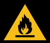 Ontvlambare stoffen (organische peroxiden typen B t/m F) Explosieve stoffen (alleen organische peroxiden type B) Vuur, open vlam en roken