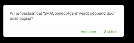 Vervolgens komt er in de browser de vraag om de Sonicwall SMA Connect applicatie te openen.