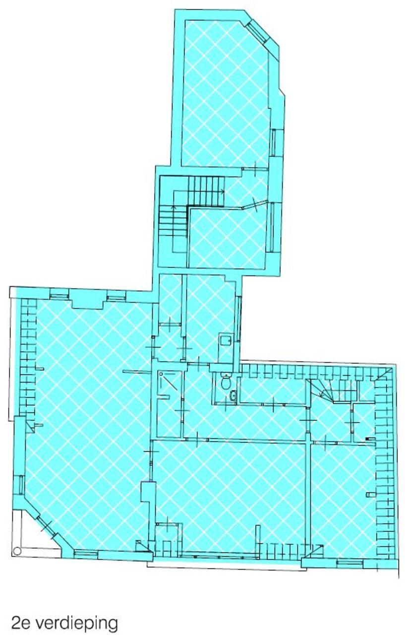 Plattegrond 2e verdieping