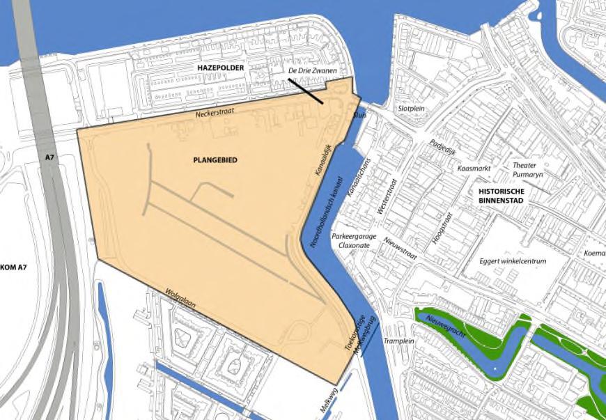 Figuur 2 weergave plangebied Kop van West 2 Relevante wetgeving 2.