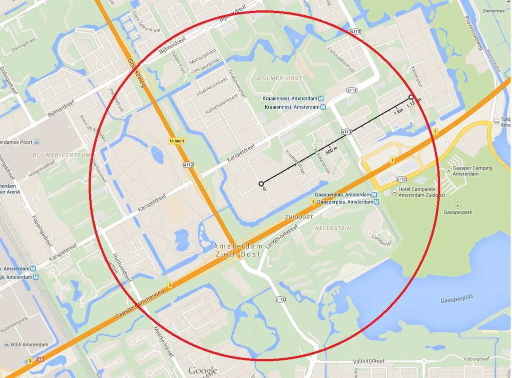 Bemaling t.b.v. functievrij maken K&L A9/Gaasperdammertunnel - Kelbergenpad Pagina 18 van 26 6.