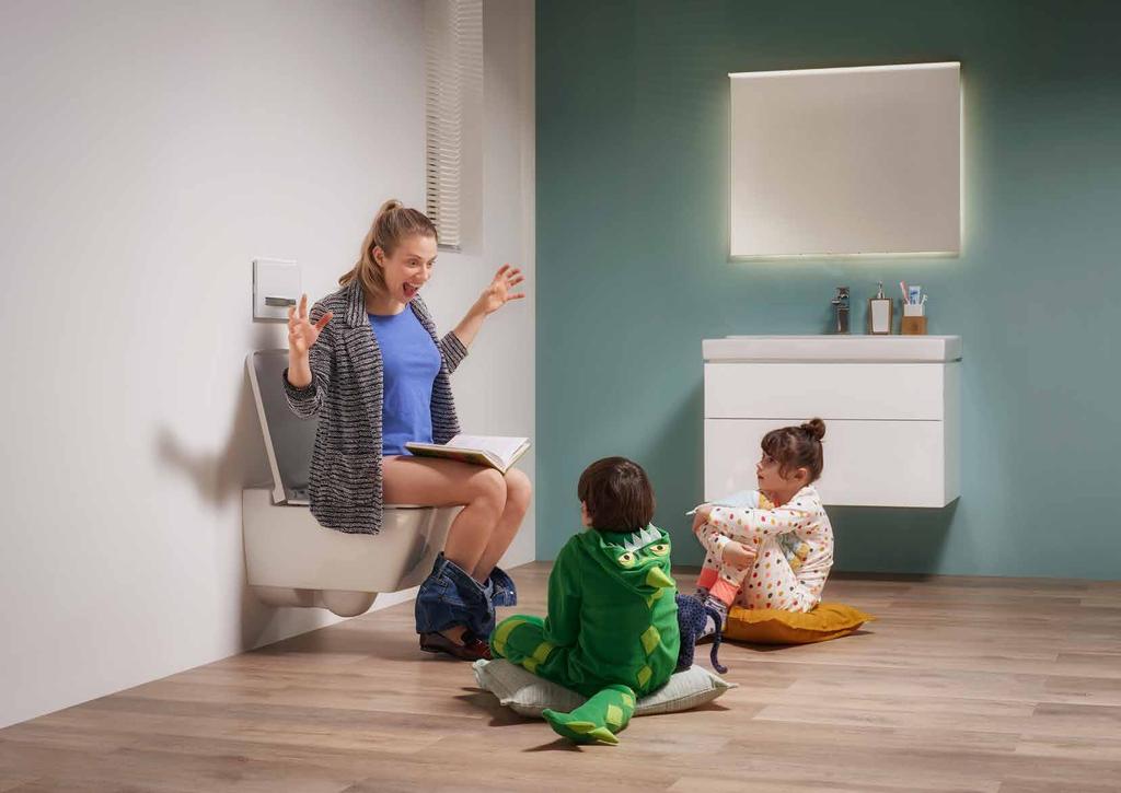 SPROOKJES BESTAAN In de ochtend hebben wij ons eigen ritueel in de badkamer. En in de avond ook. Zo vinden de kinderen het geweldig als ik ze nog even voorlees voordat ze naar bed gaan.