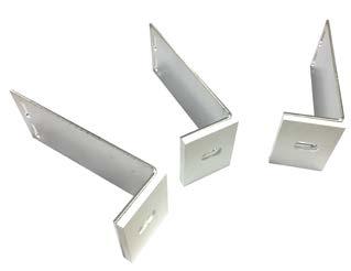Thermostops voor wandconsoles van roestvaststaal Tevens kunnen losse thermostops met een dikte van 6 mm of 10 mm worden aangebracht. KX-ISO-TS-6-A4 (6 mm) Artikelnr.