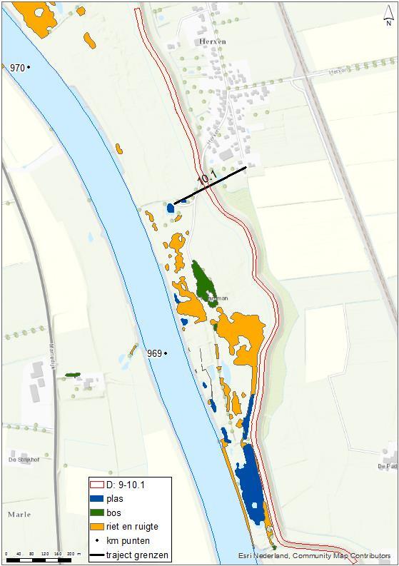 worden door gras, hierdoor wordt de ruwheid kleiner en de opstuwing op de rivieras minder.