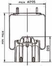 1R11-106 LB 10010 GY LB 10010 IT Luchtbalg - 1T19L-7 / 1T19F-7