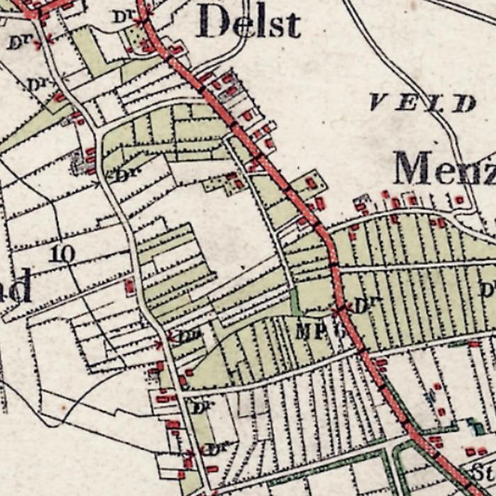 Verkennend bodemonderzoek Delst 3 te Nistelrode, Nistelrode / AM16225 192 187 Afbeelding 2: geraadpleegde historische kaarten (Bron kaarten: topotijdreis.nl) 2.