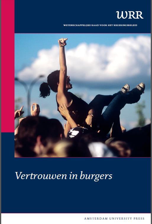 Vertrouwen in burgers Wetenschappelijke raad voor