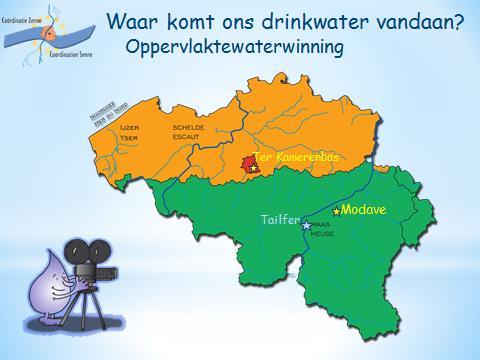 op de film kon je ook zien hoe het water in de grond is geraakt? Regenwater dringt door de bodem.