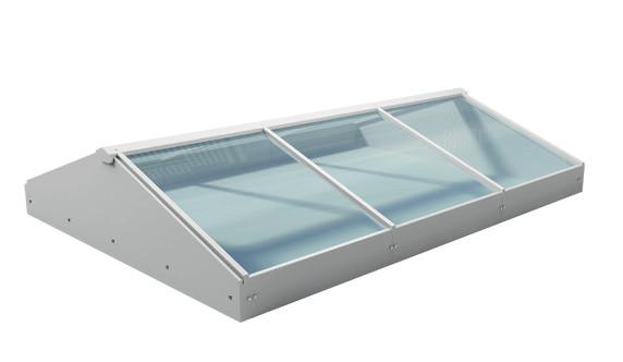 Technische gegevens Bouwpakket ModuGlas Zadeldak UITVOERING BOUWPAKKET Materiaal Aluminium / Glas constructie Kleur frame Wit RAL