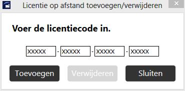 4. De Interactive Whiteboard-instellingen wijzigen Uw licentie op afstand toevoegen of verwijderen Deze sectie geeft uitleg over het inschakelen van de whitboardsessies op afstand, door een