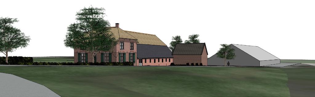 Herbouw boerderij Erlecomsedam 2, Ooij (naast Oortjeshekken) Herbestemming en cultuurhistorie 1 Visualisatie De CRK adviseert ook over cultuurhistorische aspecten.