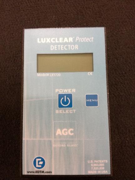 Luxclear Protect afwasbare inkt AGC Luxclear Protect Detector AGC Luxclear Protect stickers die kunnen worden aangebracht door verwerkers 2. VERWERKING 2.1.