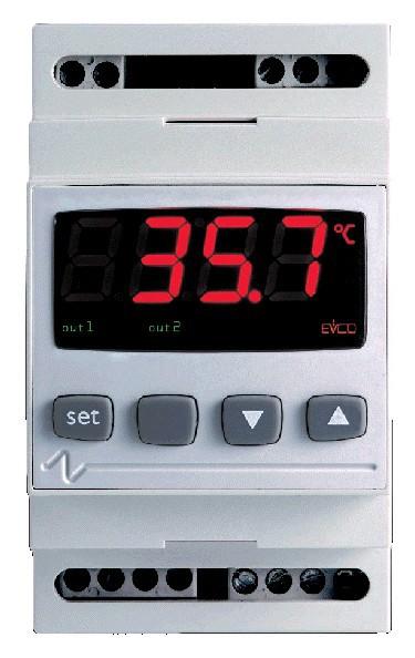 Din Rail Mount Digital Thermostats High erature Sheathing EV6421P3VHBS EV6421P7VHBS 12/24 V Single Output Digital