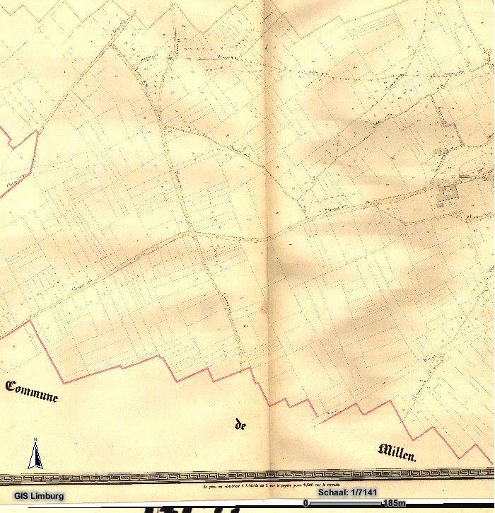 Fig. 3: Uittreksel uit de Atlas der Buurtwegen. De bodemkaart (fig.