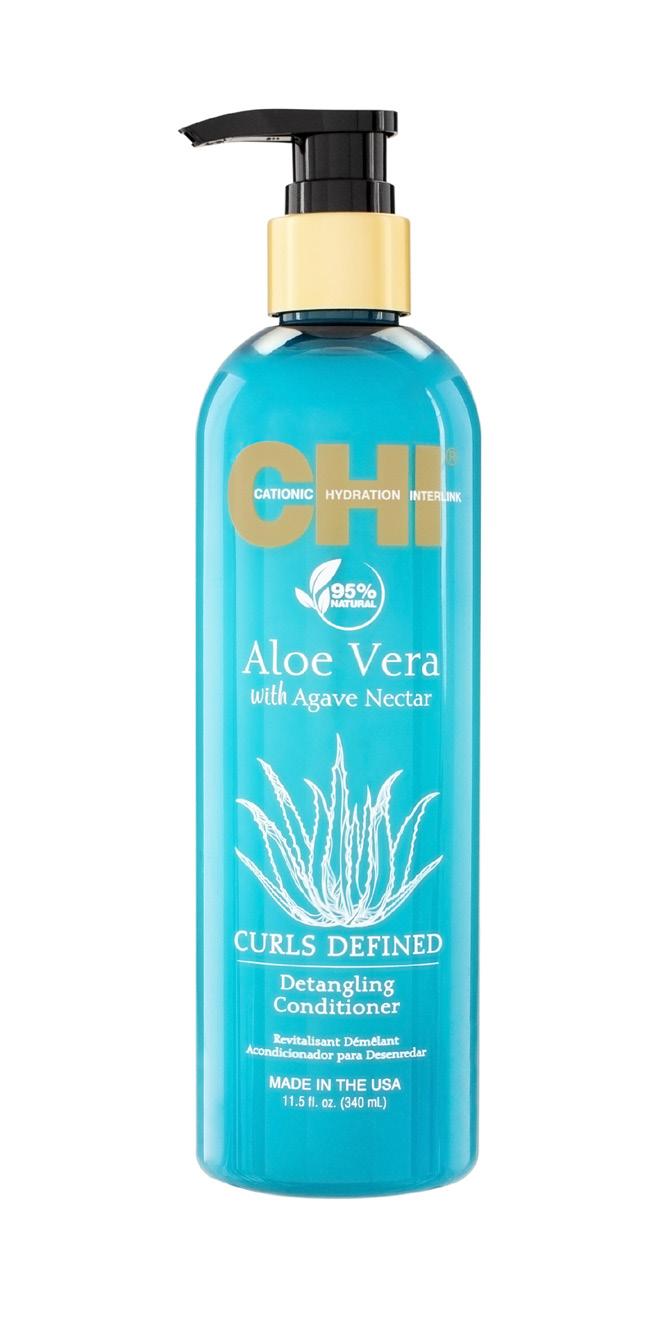 CHI met Agave Nectar - Curl Enhancing Shampoo Licht schuimende shampoo reinigt op milde wijze het haar van onzuiverheden zonder de natuurlijke oliën aan te tasten.
