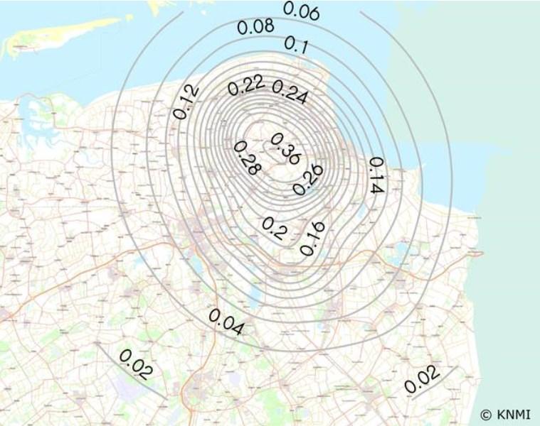 Bijlage 1: Effecten aardbevingen op assets waterschap Noorderzijlvest 0 Inleiding Sinds 1964 wordt er in Groningen geboord naar aardgas. Tot 2017 is er ca. 2048 miljard m3 gas gewonnen.