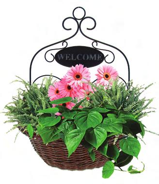 HAV006 Havana Natural Wall Basket 41 x 26 x H60 192.