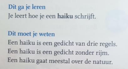 Haiku is een vorm van Japanse dichtkunst. Groep 1 t/m 6 heeft vrijdag 29 maart les gehad van een muziekdocente. Groep 5 heeft geleerd hoe ze het lied 'Vader Jacob' op een klokkenspel moeten spelen.