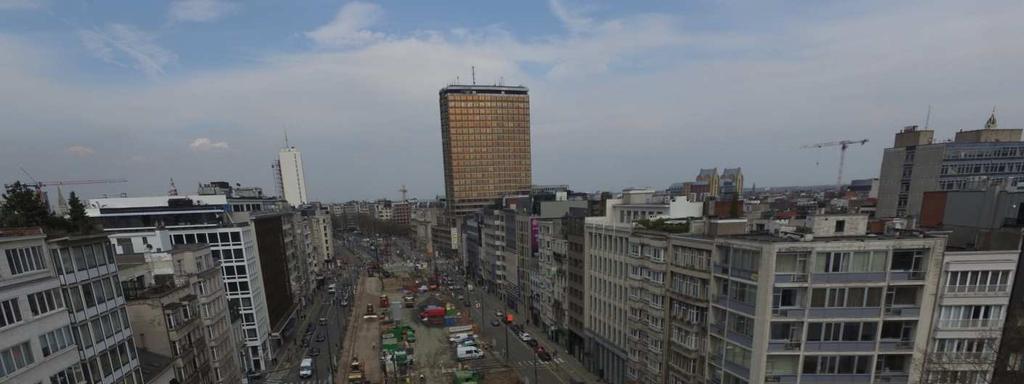 De werken voor het tramproject Brusselstraat zijn gestart in maart 2014 en afgerond november 2014 en ingereden tijdens een persmoment op 6 december 2014.