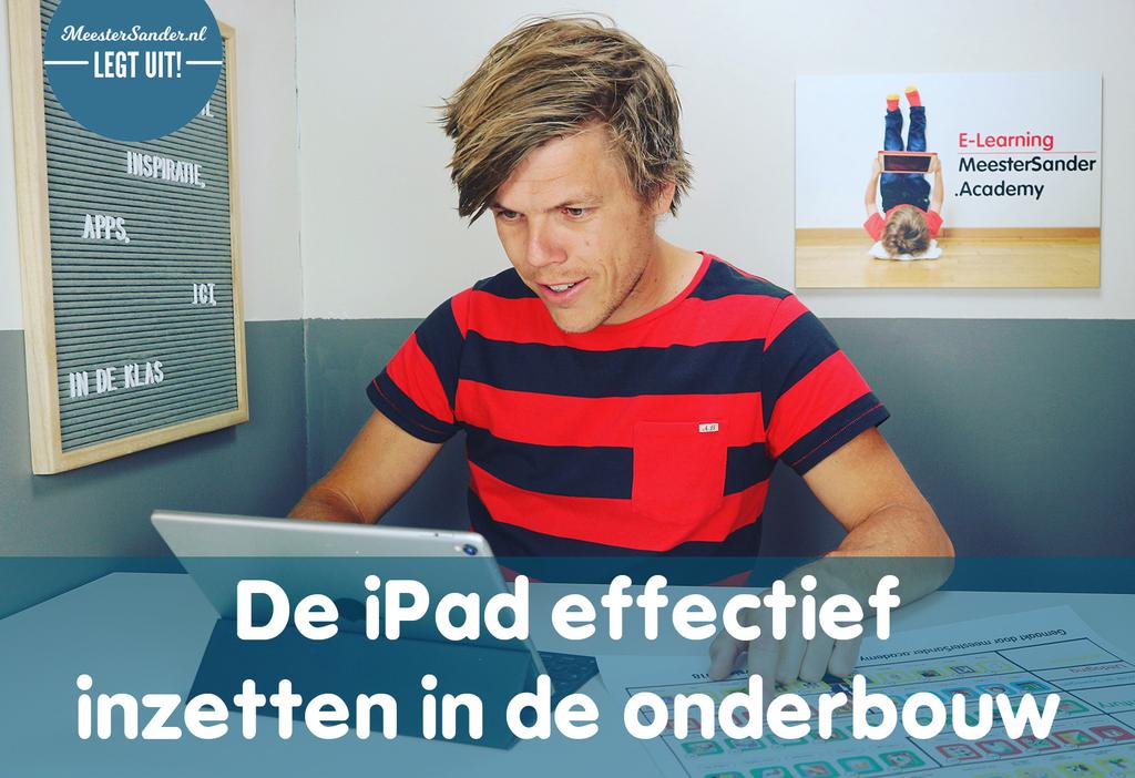 De ipad effectief inzetten in de kleuterklas Wil jij aan de slag met apps? Volg deze cursus en je bent er helemaal klaar voor.