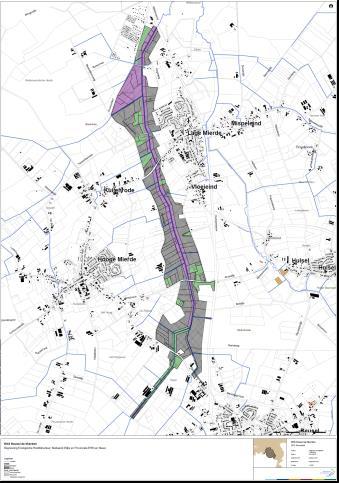 Opgaven beekherstel KRW : - 7 km beekherstel - Opheffen 5 knelpunten vismigratie - 1km EVZ : - 45 ha Natte natuurparel