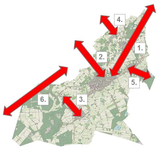 Fietsen in Bergeijk Door middel van directe, veilige en comfortabele fietsverbindingen voor alle doelgroepen kan het fietsgebruik met name op korte en middel lange afstand bevorderd worden.