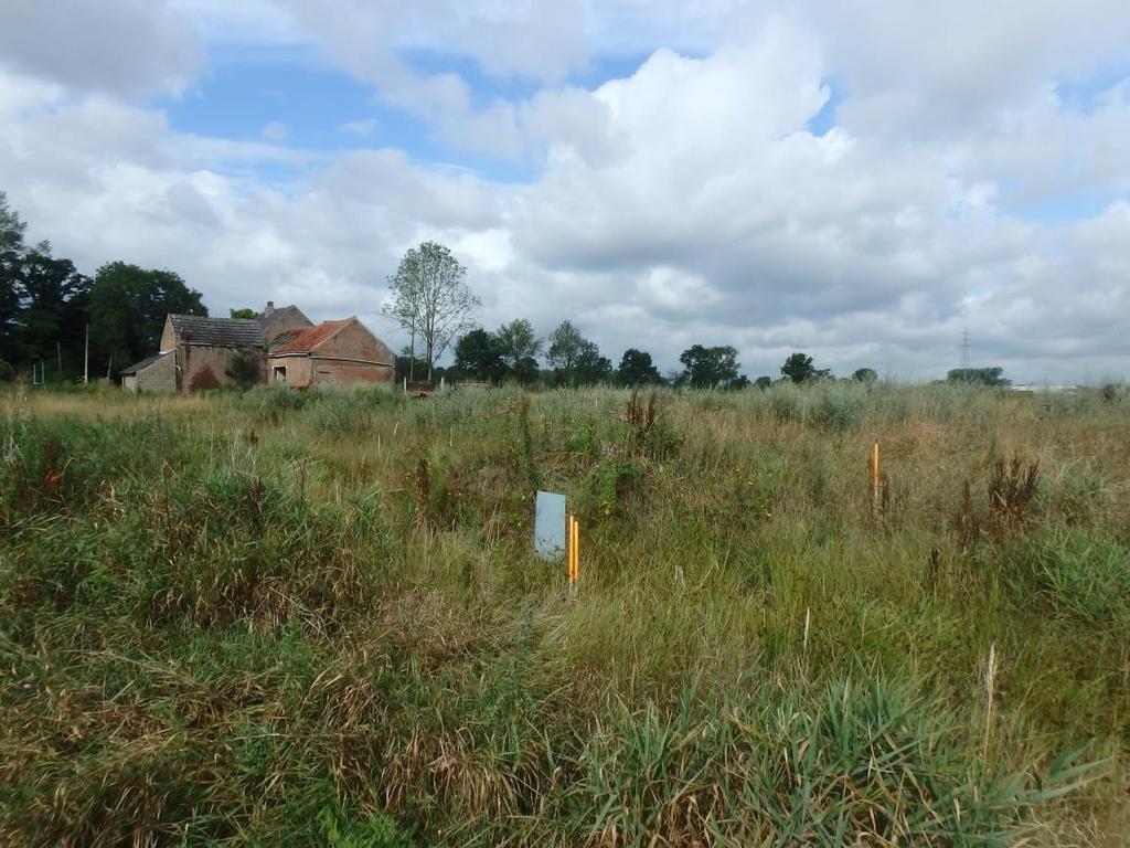 Uitvoering fase 1: booronderzoek Op donderdag 20 juli 2017 werd door Archebo bvba een archeologische prospectie zonder ingreep in de bodem in de vorm van een booronderzoek uitgevoerd.