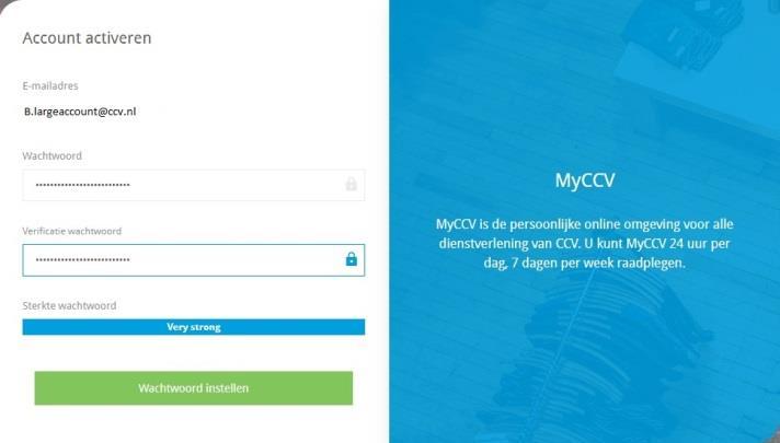Afzender: CCV no-reply@myccv.eu Onderwerp: Bevestig uw MyCCV account 2.