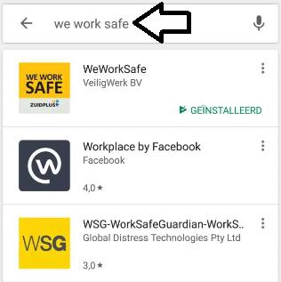 Kies voor de We Work Safe app van ZuidPlus.