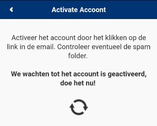 Opmerking: Heeft de gebruiker al een account? Log dan in volgens de stappen uitgelegd in hoofdstuk 4. Voor teamleiders geldt een andere registratieprocedure.