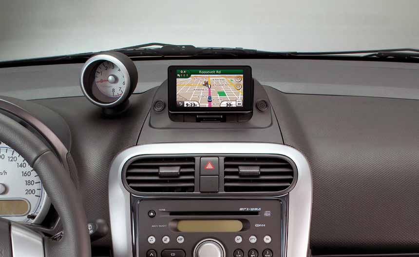 Suzuki Navigatie De Suzuki Navigatie omvat een 4,3 breedbeeld full color display, een