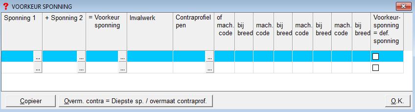 melding bij de module machine aansturing. 1.