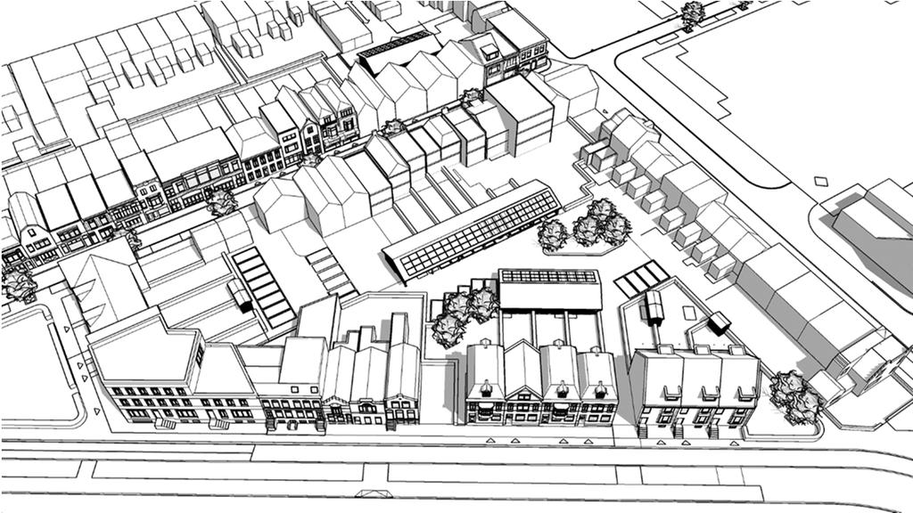 Ruimtelijke uitwerking In het UP Stadshart staat de ruimtelijke potentie van de Koningstraat eo beschreven: Het gebied krijgt een kwaliteitsimpuls door de inrichting van open plekken (met bebouwing