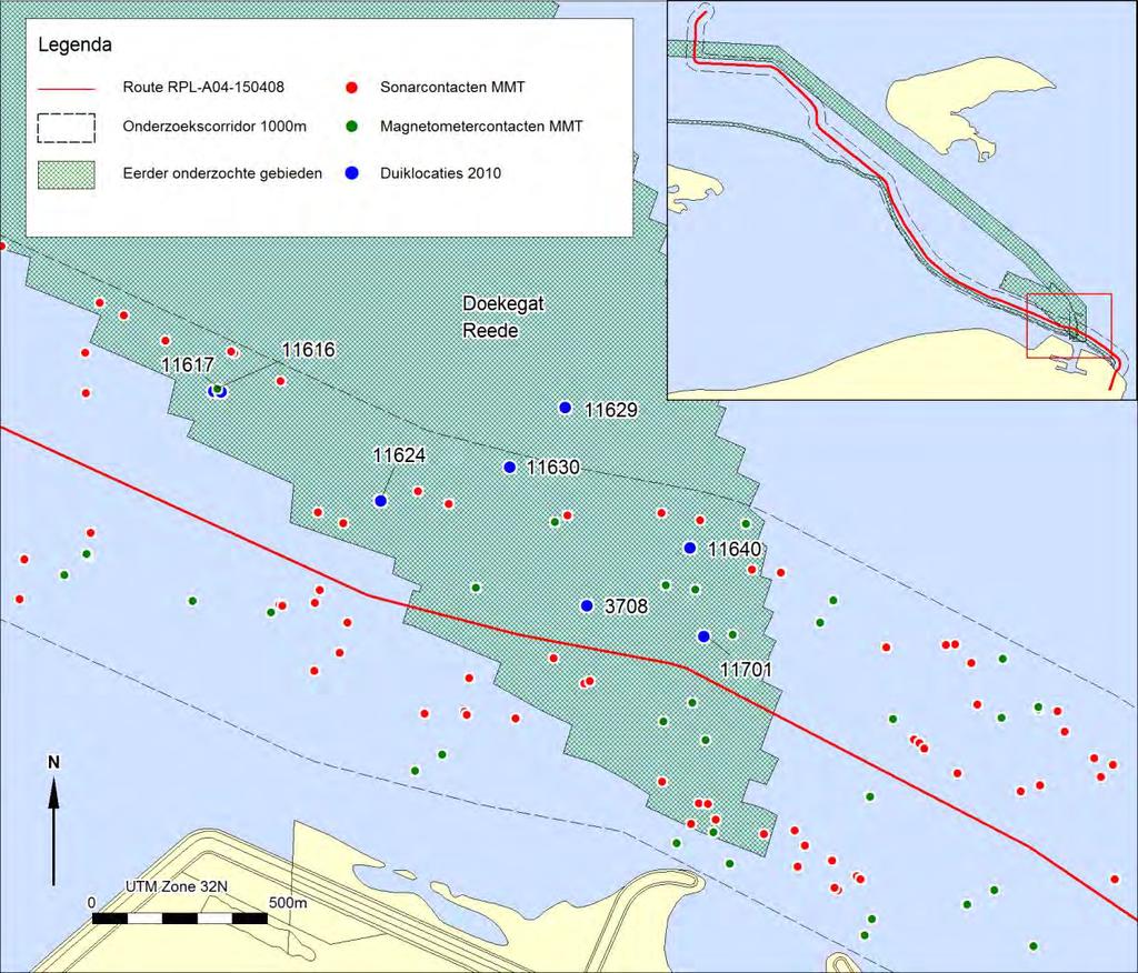 Inventariserend veldonderzoek (opwaterfase) Offshore kabeltracé COBRAcable Overlap onderzoek Doekegat Reede Afbeelding 20.