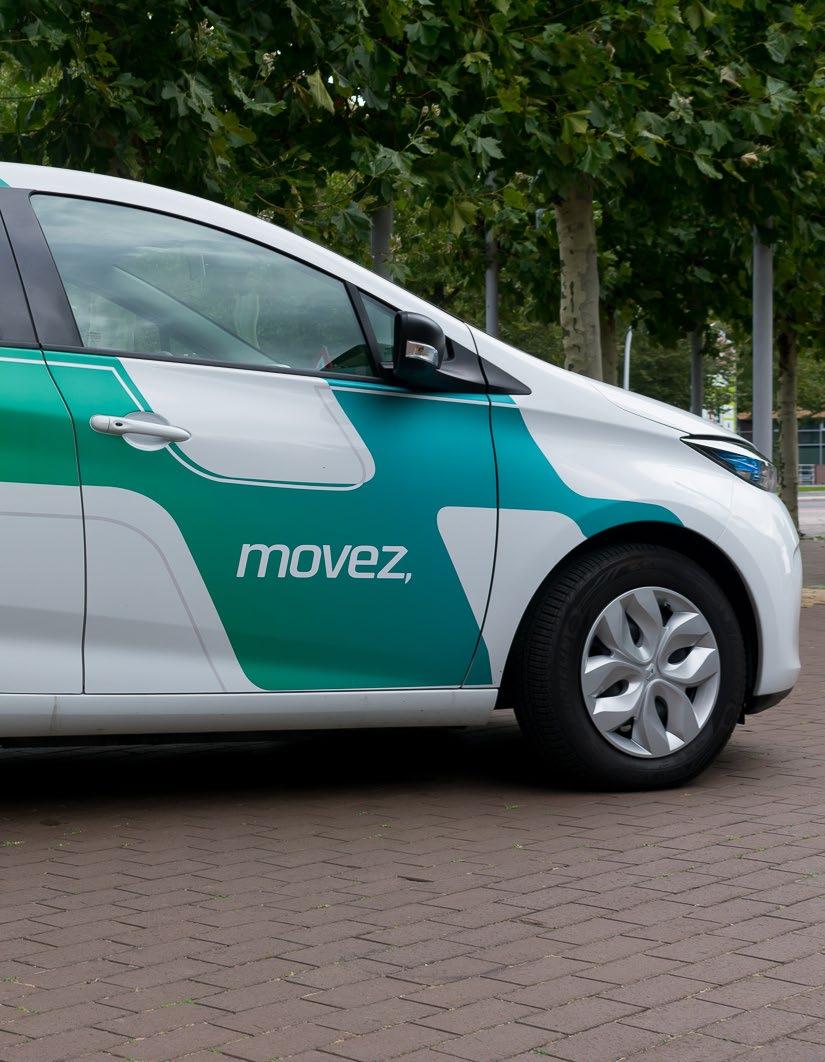 Ambitie Movez: minder eigen auto s, meer deelauto s Sinds vrijdag 28 september is in Hanzeland de eerste elektrische deelauto van Zwolle in gebruik genomen.
