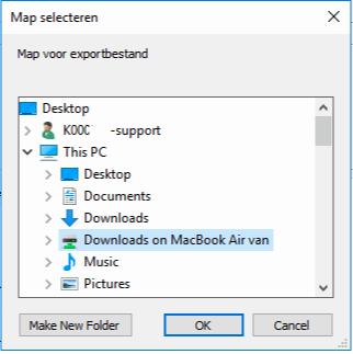 De Microsoft Remote Desktop omgeving ziet er na het eerste icoontje als volgt uit: 6.