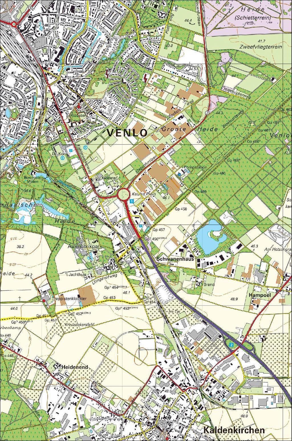 Bijlage Topografische ligging van de