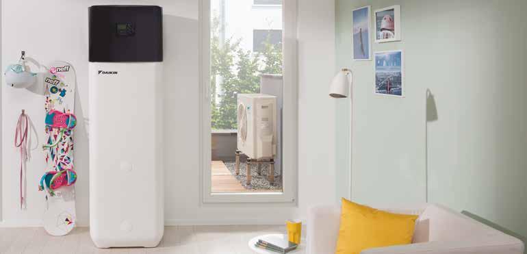 ECH 2 O-assortiment met warmteaccumulator: extra comfort voor warm water Combineer uw binnenunit met een warmteaccumulator voor het ultieme comfort thuis.
