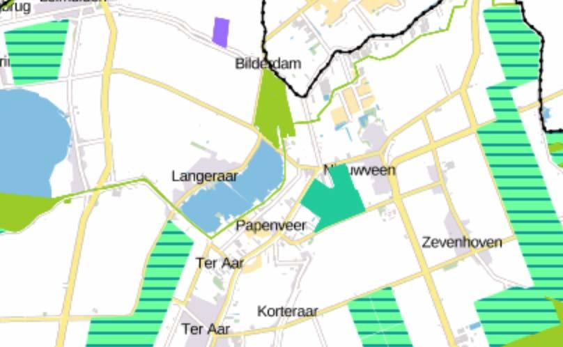 Quickscan flora en fauna Teylerspark Nieuwveen 4 november 2016 Pagina 9 van 16 4 BESCHERMDE GEBIEDEN Het projectgebied is niet in of nabij de Ecologische Hoofdstructuur, strategische reservering